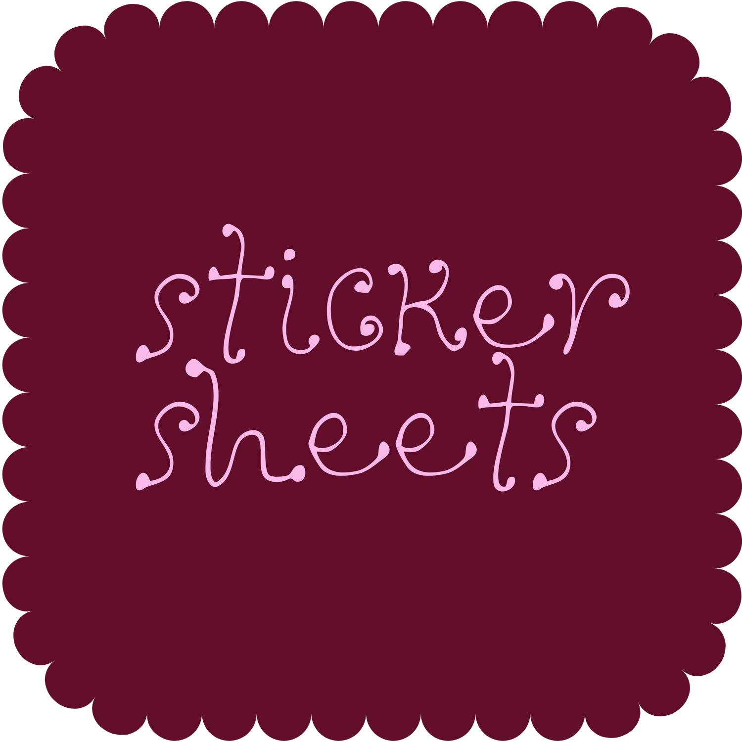 Sticker sheets
