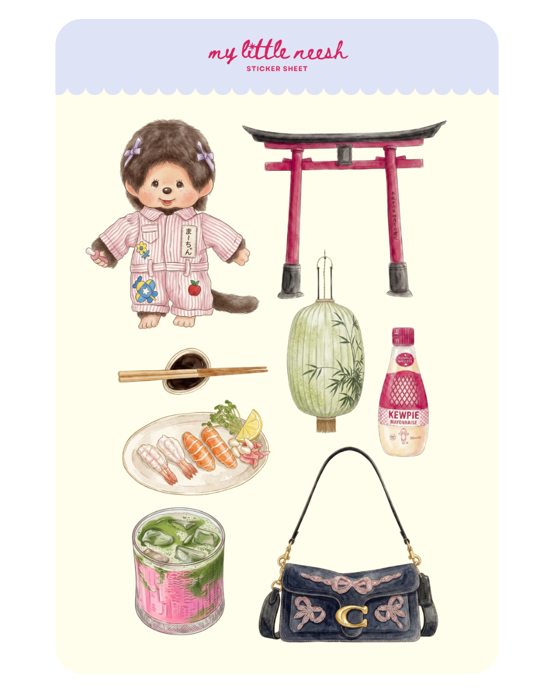 Tokyo Trip Sticker Sheet