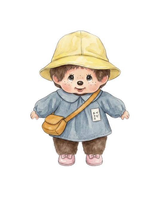 Explorer Monchichi Single Sticker