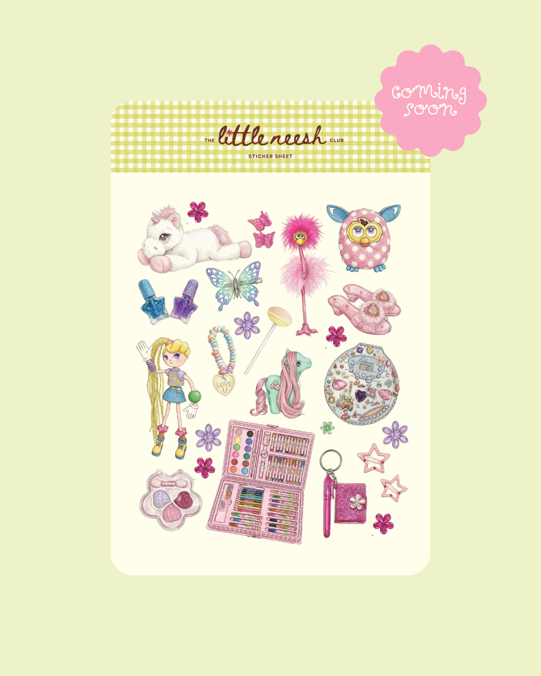 Y2K Nostalgia Dream | Sticker Sheet
