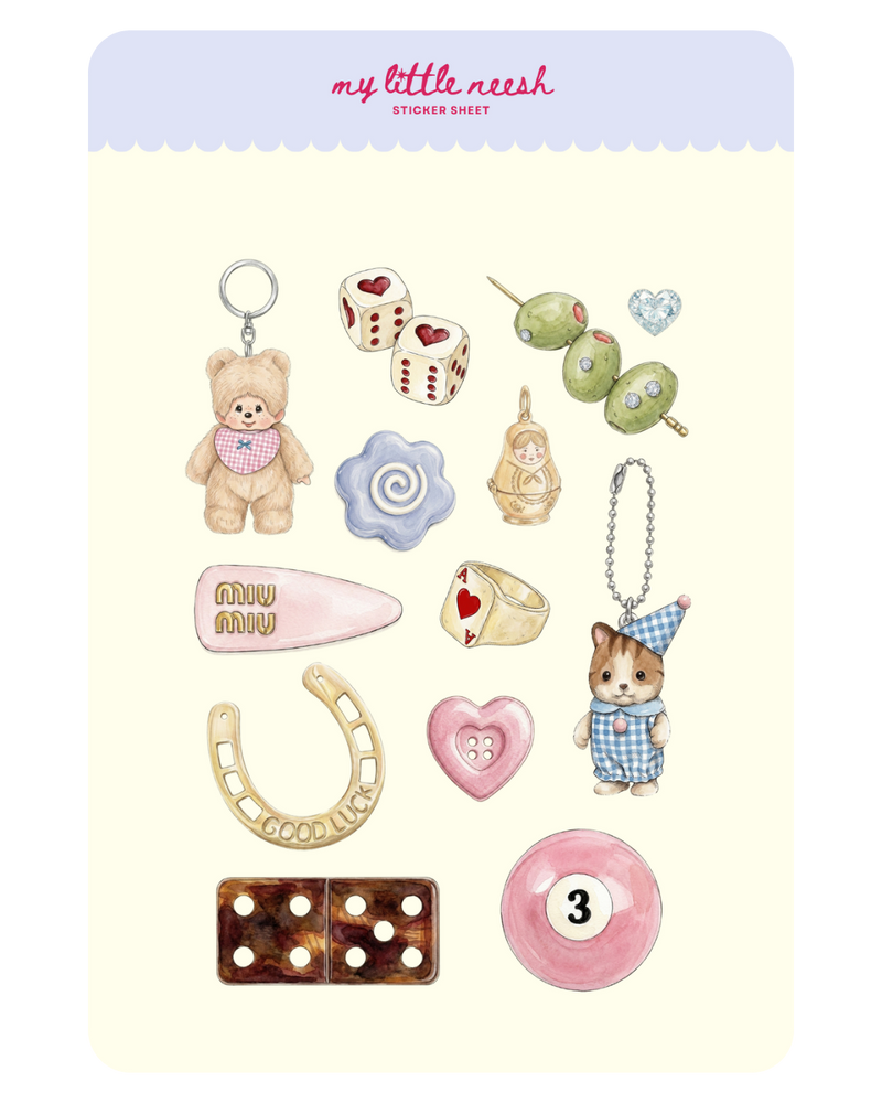 Trinkets Sticker Sheet