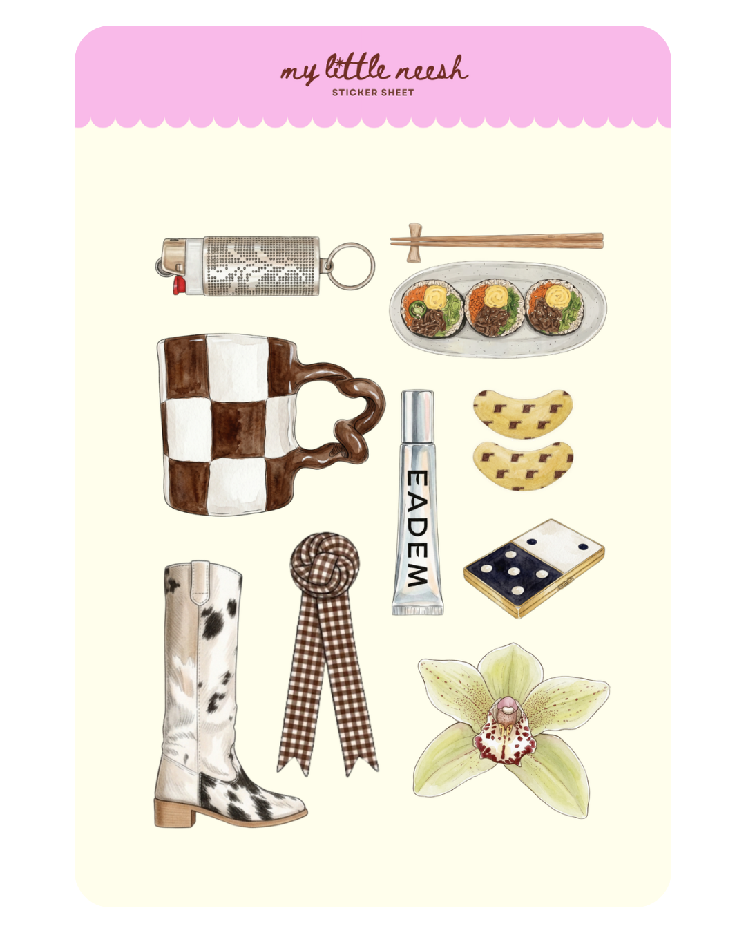 Cowgirl Sticker Sheet