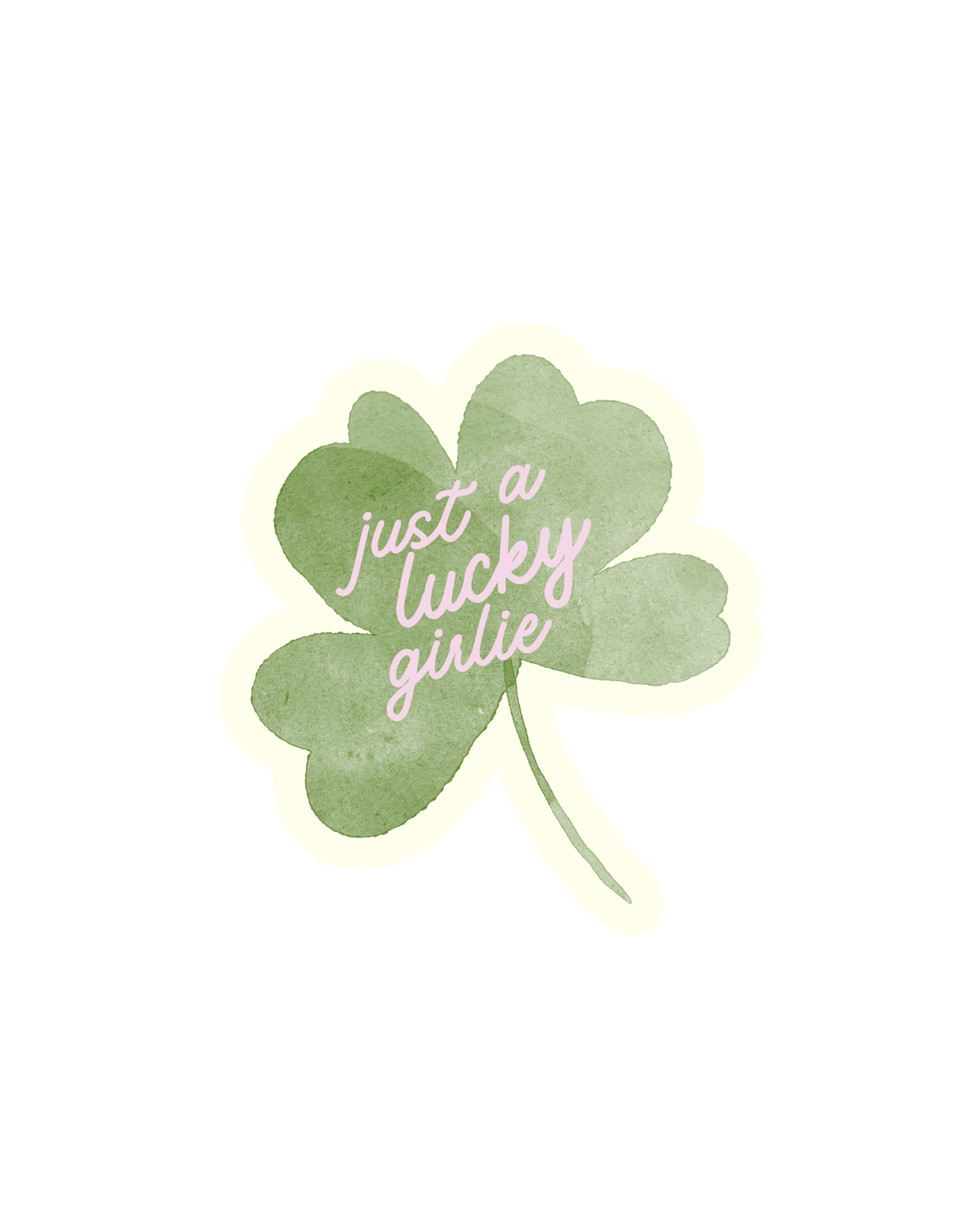 Lucky Girlie Single Sticker