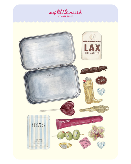 Travel Tin Sticker Sheet