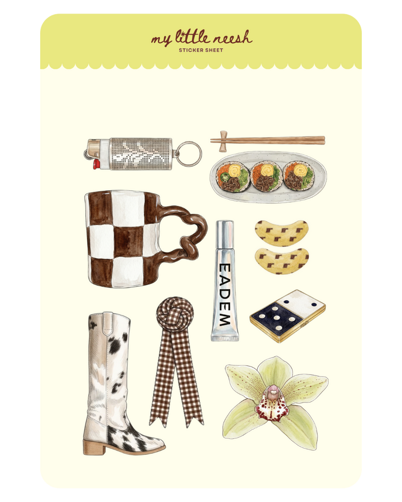 Cowgirl Sticker Sheet