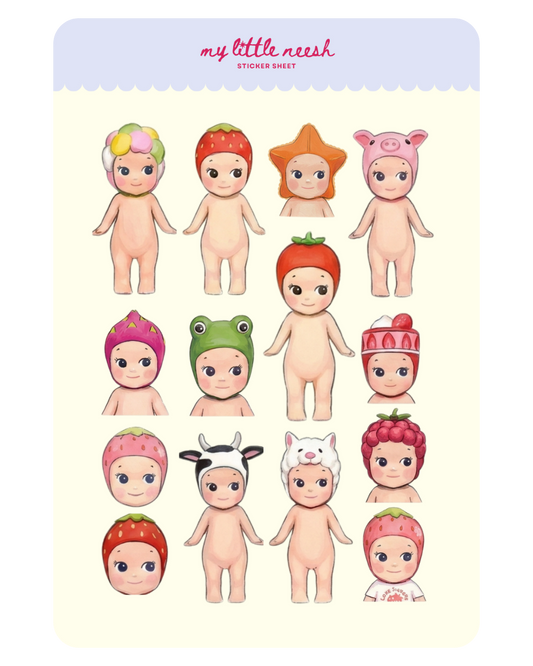 Sonny Girlies Sticker Sheet