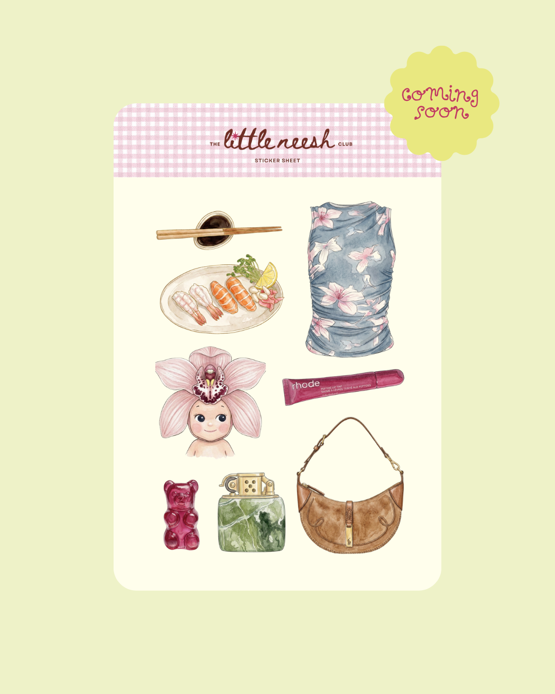 Sushi Date | Sticker Sheet