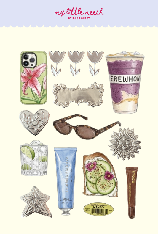 Mood Board Sticker Sheet