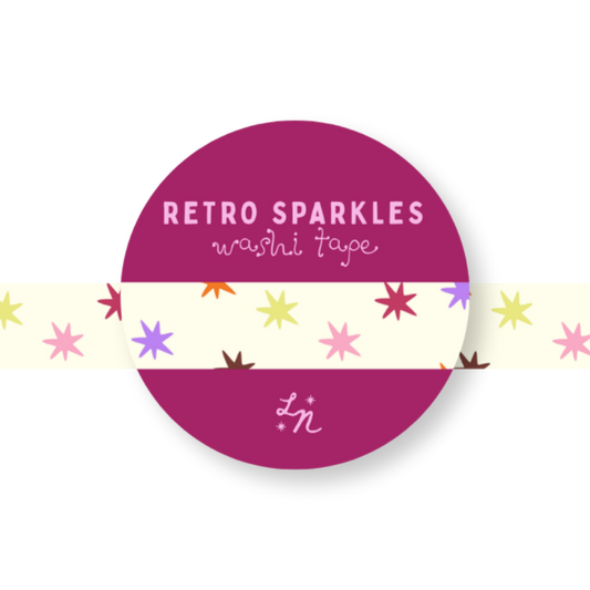 Retro Sparkles Washi Tape
