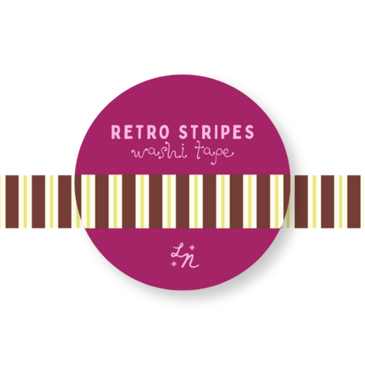 Retro Stripes Washi Tape