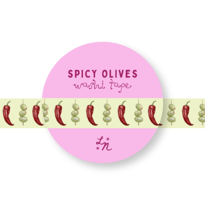 Spicy Olives Washi Tape