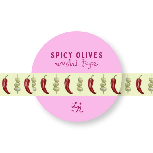 Spicy Olives Washi Tape